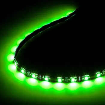 Universeller LED-Streifen Lamptron FlexLight Pro — mehrfarbiges Gehäuse, grünes Licht
