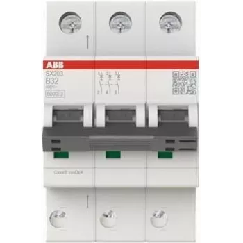 ABB Leitungsschutzschalter SX203-B32 Flexline B-Char.6kA 32A 3P (2CDS253003R0325)