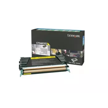 Lexmark - Tonerpatrone - 1 x Gelb - 6000 Seiten - LRP / LCCP (C734A1YG)