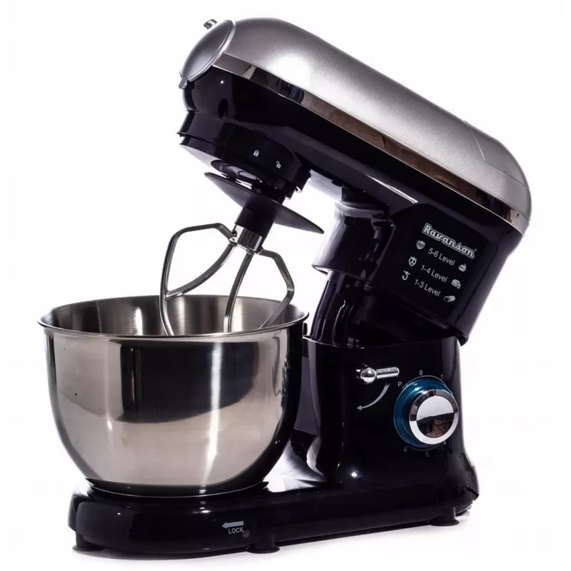 Planeten-Fleischwolf Ravanson RP-1500BS — 1500 W, 4,5 L Edelstahlschüssel, 6 Geschwindigkeiten, Impuls, Zubehör