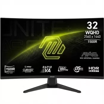 MSI Monitor MAG 321CQFDE 32 Zoll 180Hz Curved Gaming Display