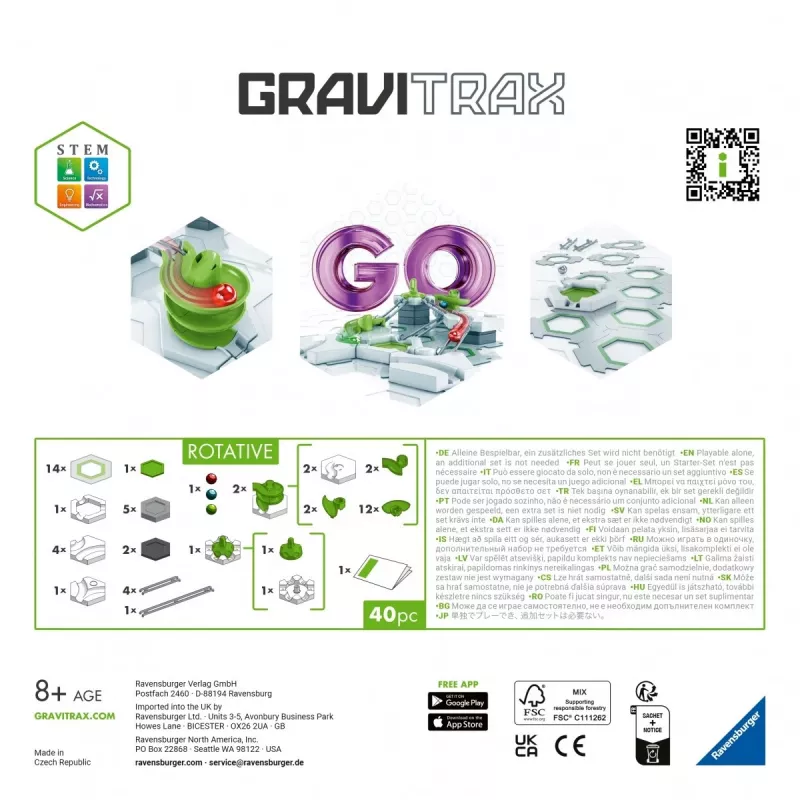 GraviTrax GO Rotative Ravensburger Mehrfarbig 23703