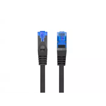 LANBERG Netzwerkkabel Cat6a S/FTP gerade RJ-45 10 m, CCA-Leiter, LSZH-Mantel, 500 MHz, schwarz