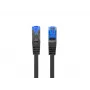 LANBERG Netzwerkkabel Cat6a S/FTP gerade RJ-45 10 m, CCA-Leiter, LSZH-Mantel, 500 MHz, schwarz