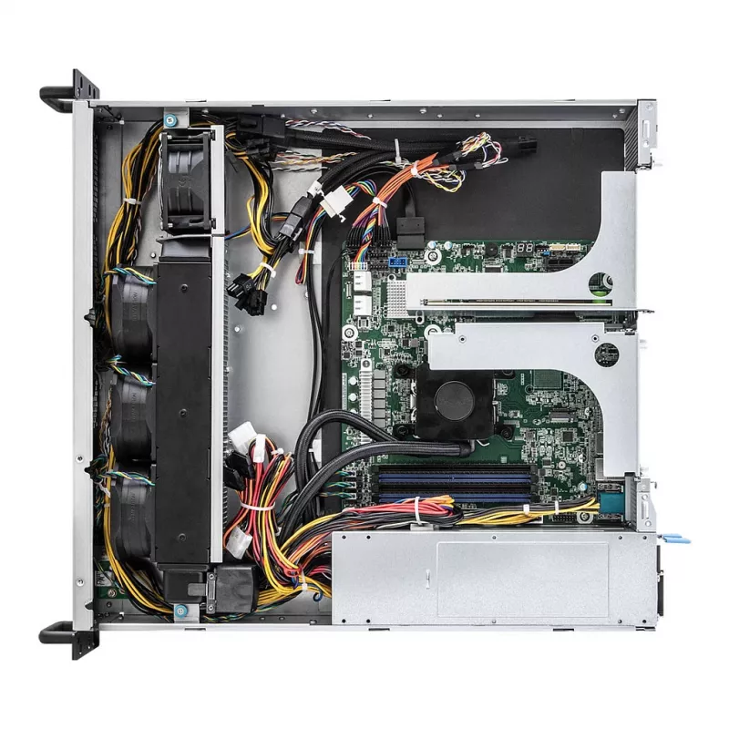 ASRock Barebone Server 2U Single Socket AM5 2U1G-B650/AQUA - Barebone - AMD Socket AM5 (Ryzen Zen4)