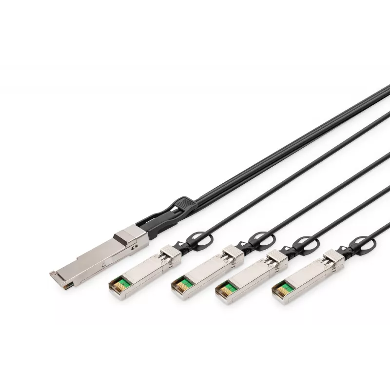 Digitus 40G QSFP+ auf 4x SFP+ Direct Attach Kabel 3m
