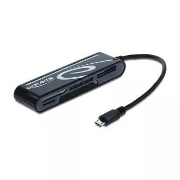 Kartenleser DeLOCK 91732 USB 2.0 Schwarz