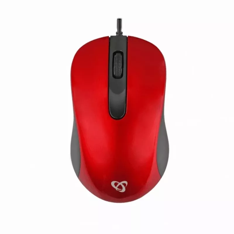 Sbox M-901 Optische Maus Rot