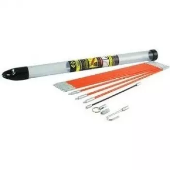 Kabelzugstangenset c.k tools T5411 — 10 Stangen, Gesamtlänge pro Stange 3,3 m