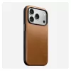 Handyhülle Nomad Modern Leather Case für iPhone 17 Pro, 16 cm (6,3 Zoll), tan, Leder & PC/TPU