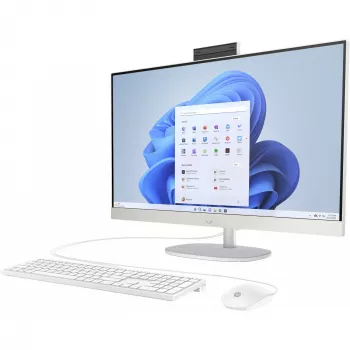 HP 27-cr0007ng - All-in-One (Komplettlösung) - Ryzen 5 7520U / 2,8 GHz - RAM 16GB - SSD 512GB - NVMe - Radeon Graphics - 1GbE, Bluetooth 5,3, Wi-Fi 6 - WLAN: 802,11a/b/g/n/ac/ax