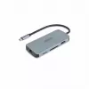 Dicota USB-C 8-in-1 Multi Hub 4K PD 100W silber
