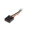 USB 19-Pin auf USB 9-Pin Adapterkabel 0,15 m, schwarz, No name ZUUS-173