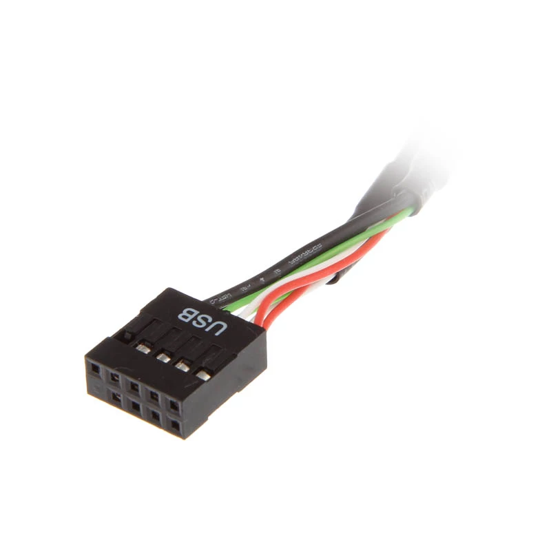 USB 19-Pin auf USB 9-Pin Adapterkabel 0,15 m, schwarz, No name ZUUS-173