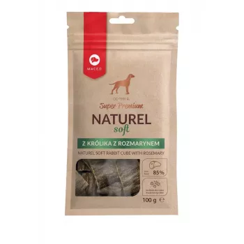 MACED Super Premium Naturel Weiches Kaninchen mit Rosmarin - Hundeleckerli - 100g