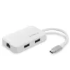Edimax EU-4308 Laptop-Dock/Port-Replikator USB 3.2 Gen 1 (3.1 Gen 1) Typ-C Weiß
