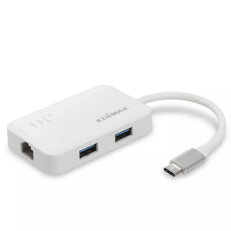 Edimax EU-4308 Laptop-Dock/Port-Replikator USB 3.2 Gen 1 (3.1 Gen 1) Typ-C Weiß