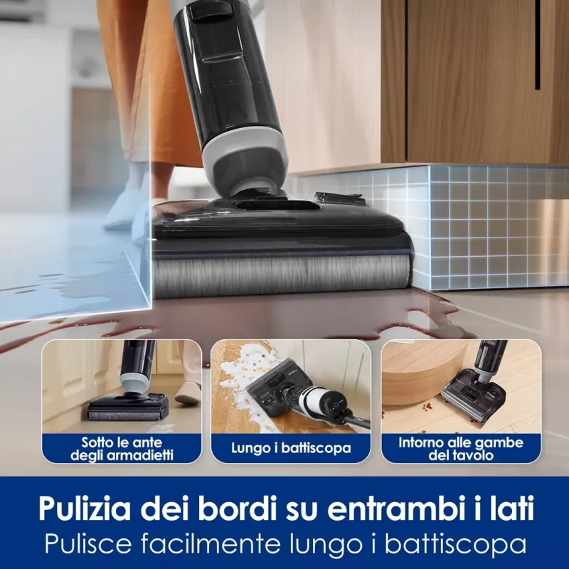 Kabelloser Bodenreiniger Tineco Floor One i5 Stretch Plus – leichter, Nass- & Trocken-Bodenwischer in aufrechter Bauform
