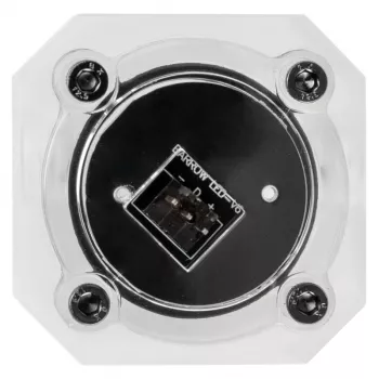 Durchflussmesser Barrow SLFV1-RGB ARGB Acryl Inline für individuelle Wasserkühlungskreisläufe