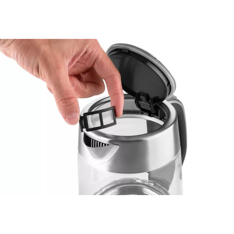 ETA Wasserkocher | ETA415490000 Crysten | Elektrisch | 2100 W | 1,7 L | Glas | 360° drehbarer Sockel | Glas