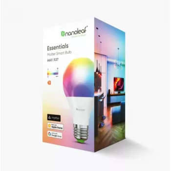 Essentials Smart A60 Glühbirne E27 Matter 9W 806Lm RGBCW 2700-6500K | E27 | 8,5 W | RGBCW | Bluetooth, Thread