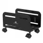 Rollenplattform MACLEAN MC-851 — Rollenplattform, schwarz, 119×260×128 mm, max. Belastung 10 kg