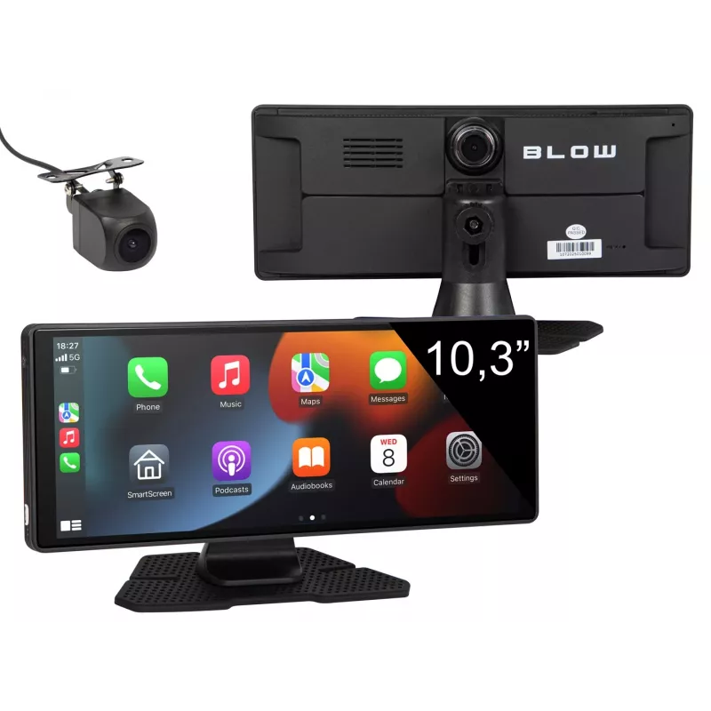 Multimedia Station BLOW Wireless CarPlay5.0 Modell 78-430# – kabellose Apple CarPlay-Multimediaeinheit fürs Auto