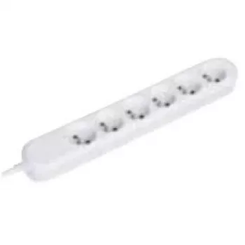 Power Extension Bachmann 381.247K 1,5 m 6 AC Outlets Weiß