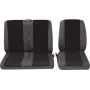 Autositzbezug PETEX Fahrersitz Polyester Rot/Anthrazit Modell 30071912
