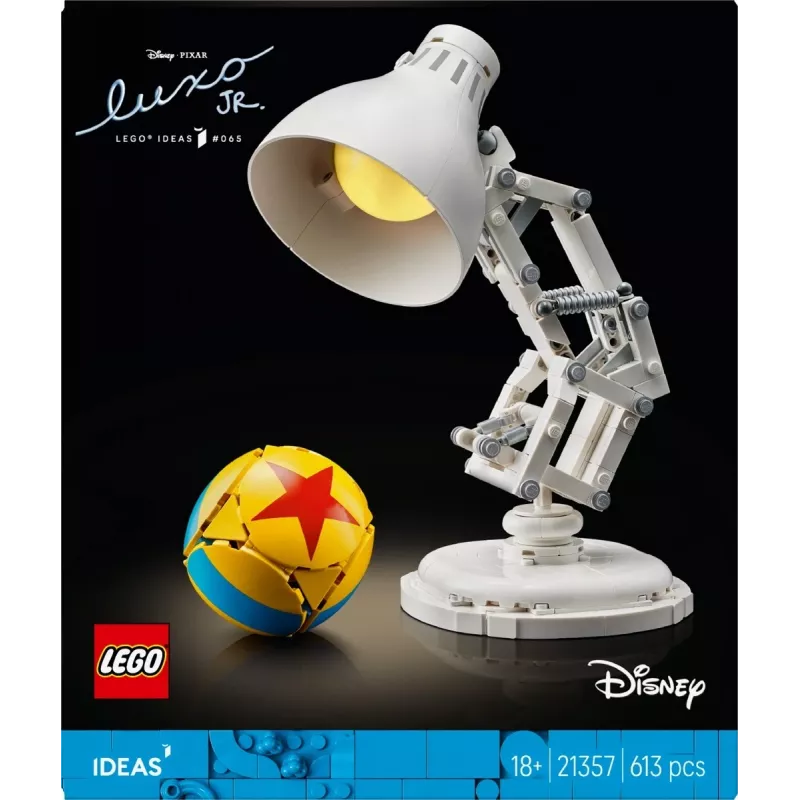 Konstruktionsspielzeug LEGO Ideas Modell 21357 — Luxo Jr., 613 Teile, 290×140×110 mm