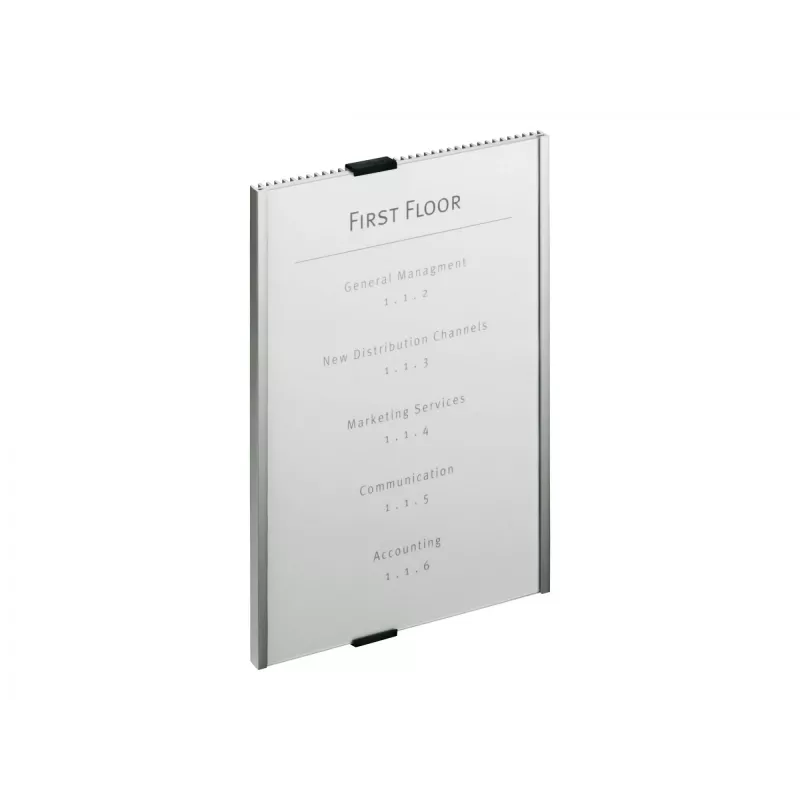 Langlebiges Info-Schild Acryl Aluminium Silber 4806-23