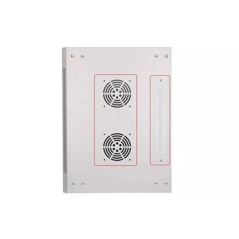 Extralink Rack-Wandschrank 12U 600x450 Grau wandmontiert