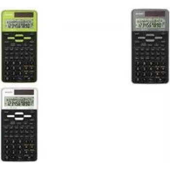 Sharp EL-531TG Taschenrechner Pocket Scientific Schwarz, Grün