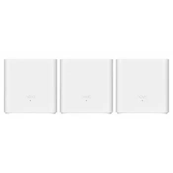 Mesh-WLAN-System TENDA EX3-3, 3er-Pack, Dualband 2,4/5 GHz, Wi‑Fi 6, bis zu 1201+300 Mbit/s, 2 interne Antennen, WPA3