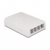 DeLOCK 67053 Keystone-Aufputzdose, 4-Port, weiß