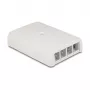 DeLOCK 67053 Keystone-Aufputzdose, 4-Port, weiß