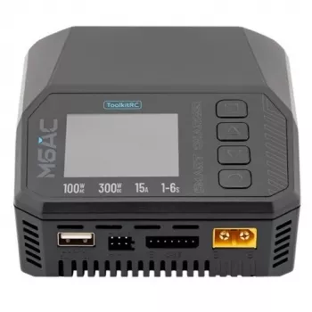 Batterieladegerät TOOLKITRC M6AC — AC 100W / DC 300W, intelligentes Ladegerät für Batterien und Stromversorgungssysteme