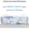 Mesh-WLAN System TP-LINK Mercusys Halo H25BE (Wi-Fi 7, Dualband 2,4/5 GHz, 2880 Mbps) 2er-Pack, 3 interne Antennen, weiß