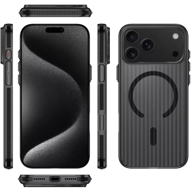 4smarts Design Case Aero für iPhone 17 Pro Max, schwarz (541642)