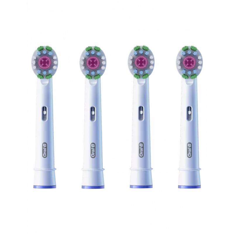 Oral-B EB18-4 3D White Ersatzbürstenköpfe, 4 Stück