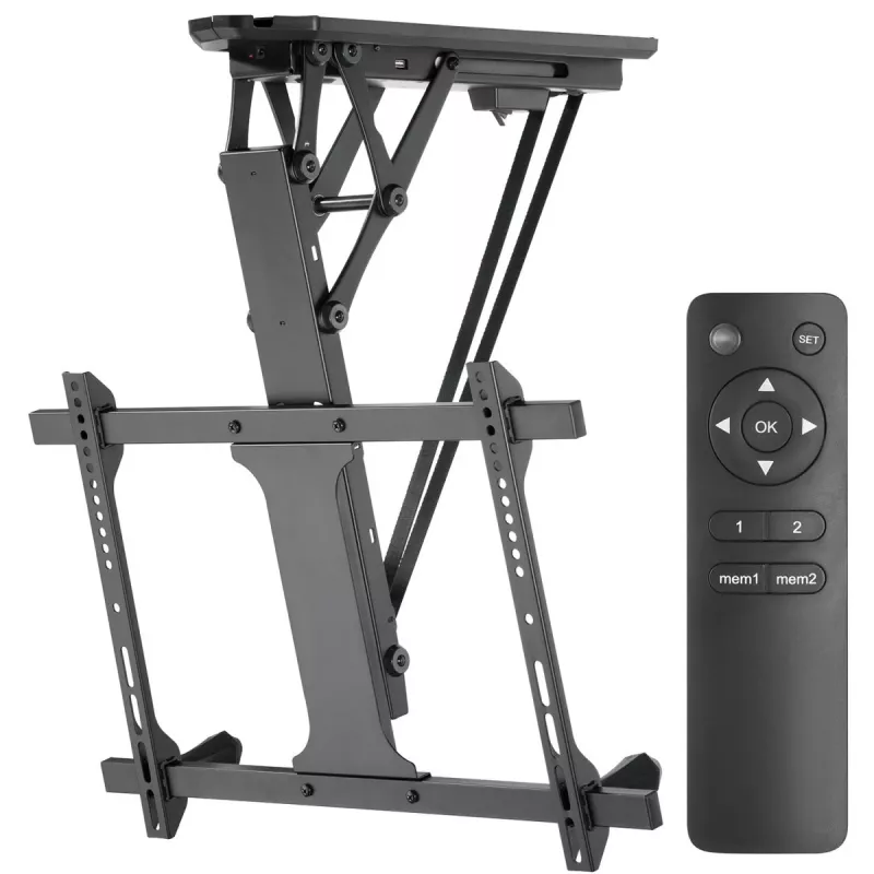 Elektrische Decken-TV-Halterung MACLEAN MC-880 für 32–70 Zoll Fernseher, max. 35 kg, VESA bis 600×400