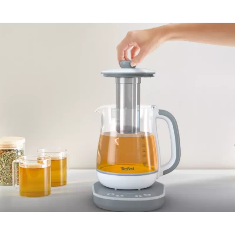Tefal BJ551B10 Teekocher 1,5 L 1430 W Grau, Weiß