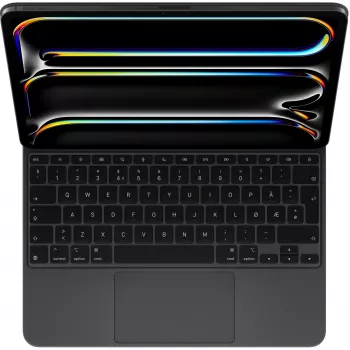Apple Magic Tastatur für iPad Pro 13 Zoll M4 Norwegisch Schwarz QWERTY