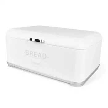Brotkasten Maestro MR1677-AR-W – rechteckig Edelstahl, weiß, 340×220×160 mm