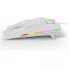 Sharkoon SGK25 75% QWERTZ USB kabelgebundene RGB LED Tastatur weiß