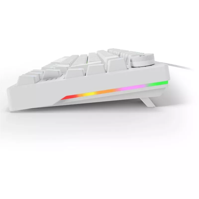 Sharkoon SGK25 75% QWERTZ USB kabelgebundene RGB LED Tastatur weiß