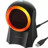 Kabelgebundener Desktop-Barcodescanner QOLTEC 50857 – 1D/2D, USB, ABS-Gehäuse, schwarz, 1,75 m Kabel