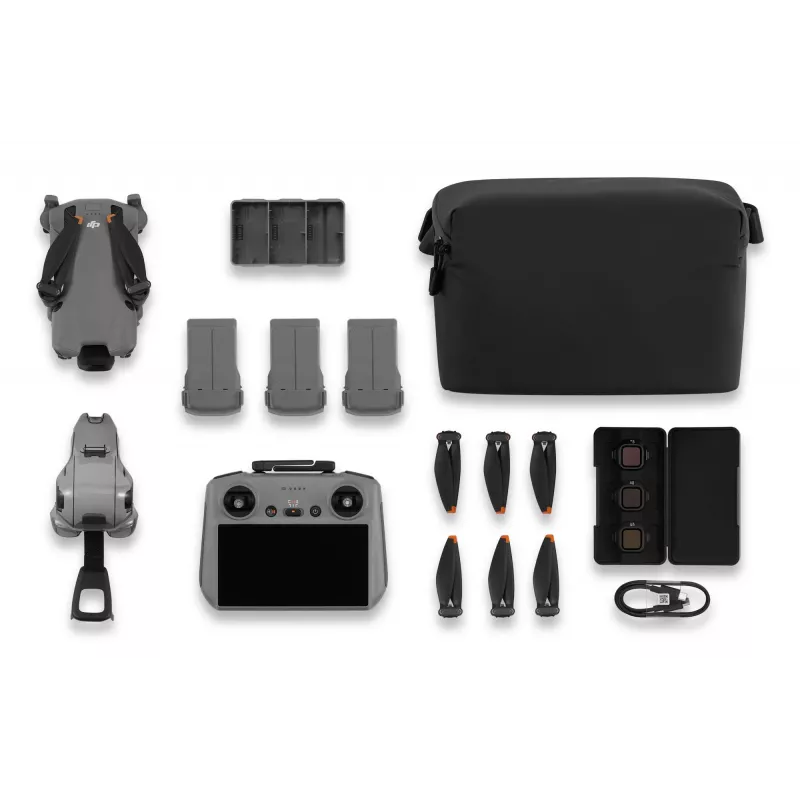 DJI MINI 5 PRO Fly More Combo (RC2) leichte 249g Drohne mit 50MP Sensor, Lidar, 3x Akkus, Fernsteuerung mit Bildschirm