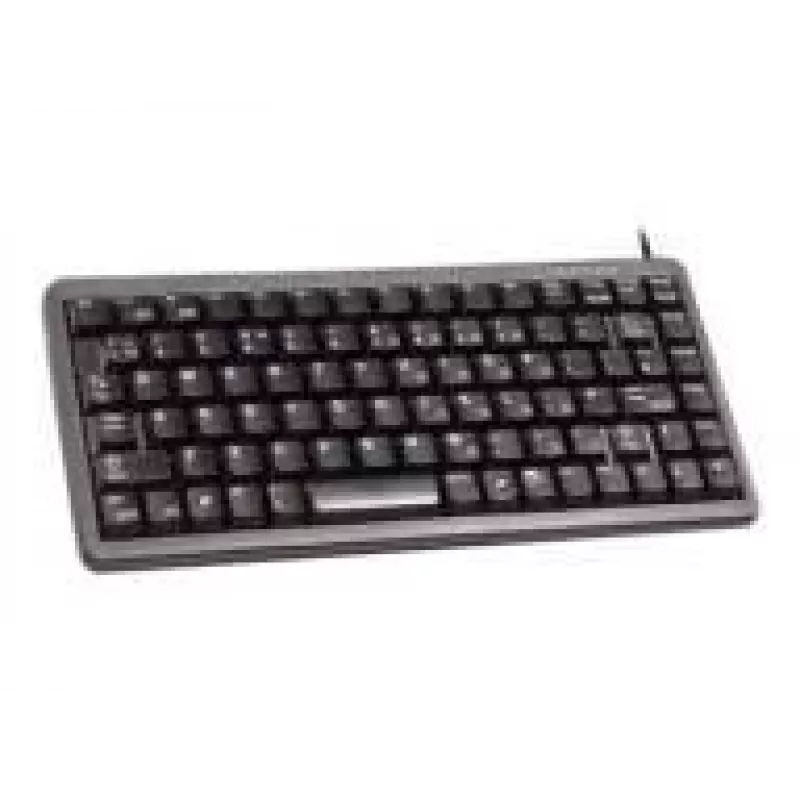 CHERRY Compact , Combo (USB + PS/2), DE Tastatur Office USB + PS/2 QWERTY Schwarz