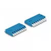 DeLOCK Glasfaserkoppler HD LC Octuplex Buchse auf LC Octuplex Buchse blau